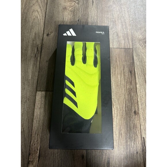 Adidas Predator GL Pro PC Goalkeeper Gloves Men’s Size 10.5 Yellow Black IQ4024 - Picture 1 of 8